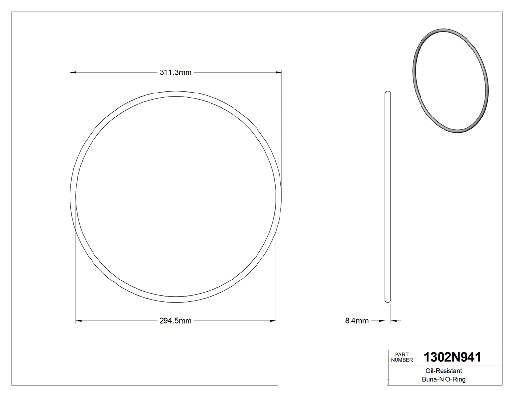 Technical drawing - 1302N941